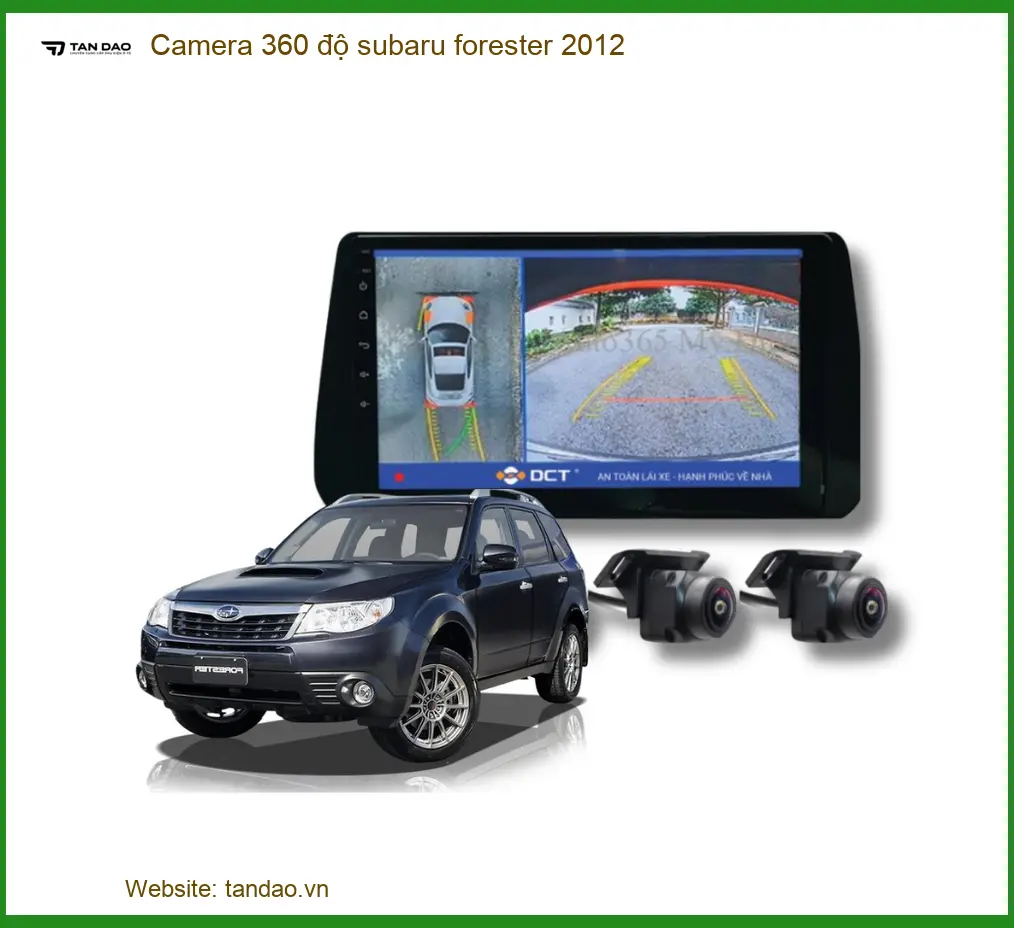 Camera 360 độ Subaru Forester 2012 - Trung Tâm Lắp Đặt Uy Tín TPHCM