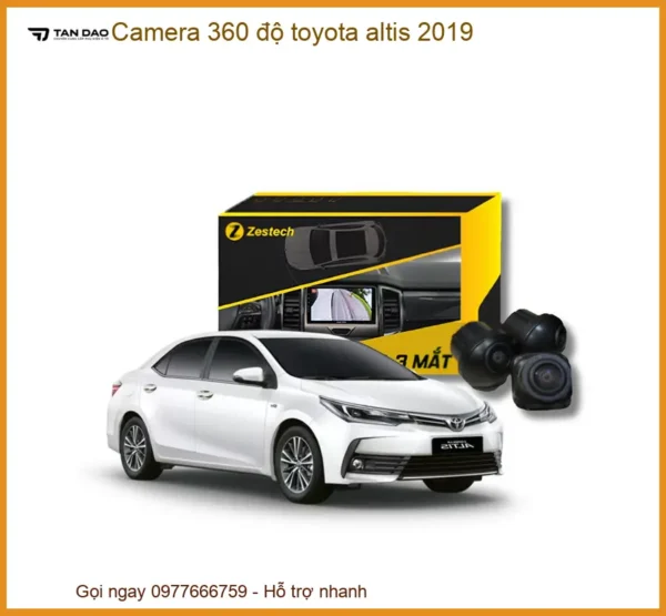 Camera 360 độ Toyota Altis 2019 - Địa Chỉ Lắp Đặt Chính Hãng Uy Tín TPHCM