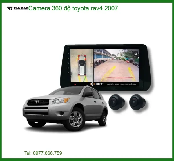 Camera 360 Độ Toyota RAV4 2007 - Địa Chỉ Gắn Chính Hãng TPHCM