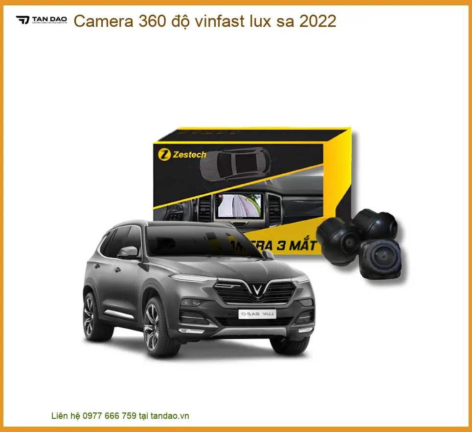Camera 360 độ Vinfast Lux SA 2022 - Địa Chỉ Lắp Đặt Chính Hãng TPHCM