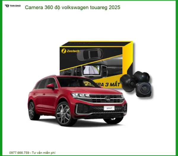 Camera 360 độ volkswagen touareg 2025 - Trung Tâm Lắp Đặt Chính Hãng TPHCM