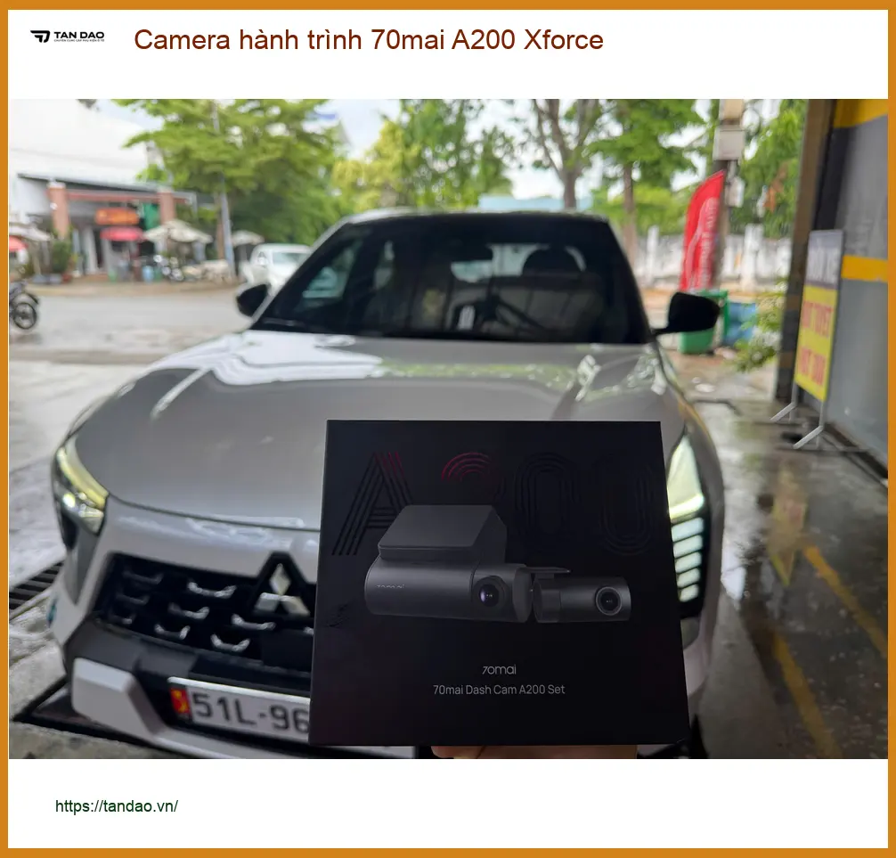 Chị Hằng lắp Camera hành trình 70mai A200 Xforce ở Quận Tân Bình ảnh thực tế 2