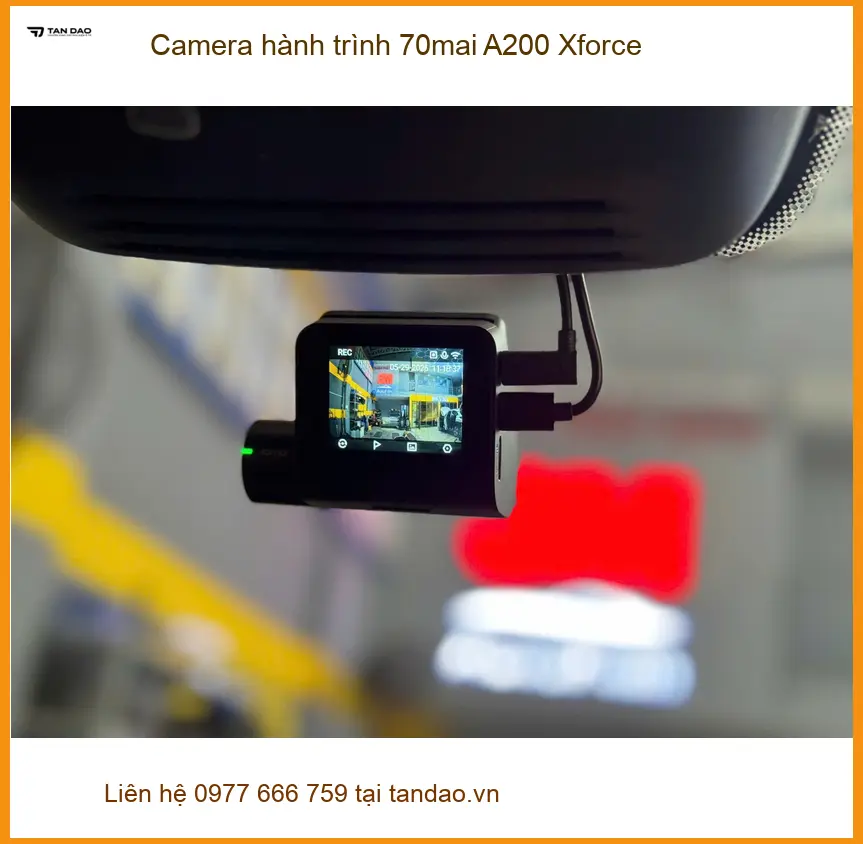 Lắp Camera hành trình 70mai A200 Xforce uy tín tại Quận Phú Nhuận ảnh thực tế 5