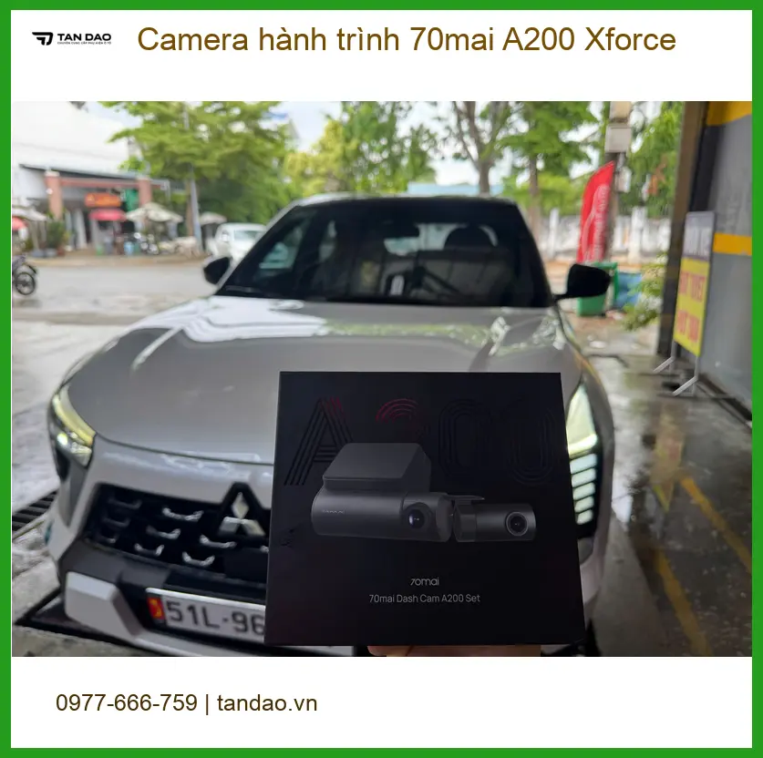 Chú Bách lắp Camera hành trình 70mai A200 Xforce cho Hyundai Tucson tại Hóc Môn ảnh thực tế 2