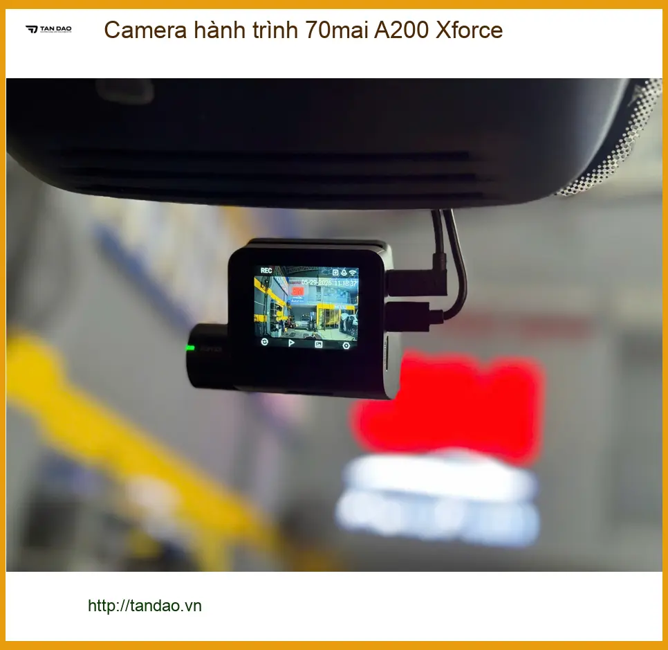 Lắp Camera hành trình 70mai A200 Xforce chính hãng Quận Huyện Củ Chi ảnh thực tế 2