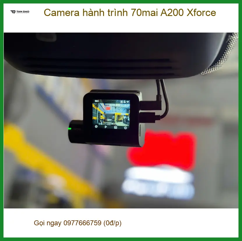 Anh Đạt lắp Camera hành trình 70mai A200 Xforce MG5 Quận Huyện Nhà Bè ảnh thực tế 4