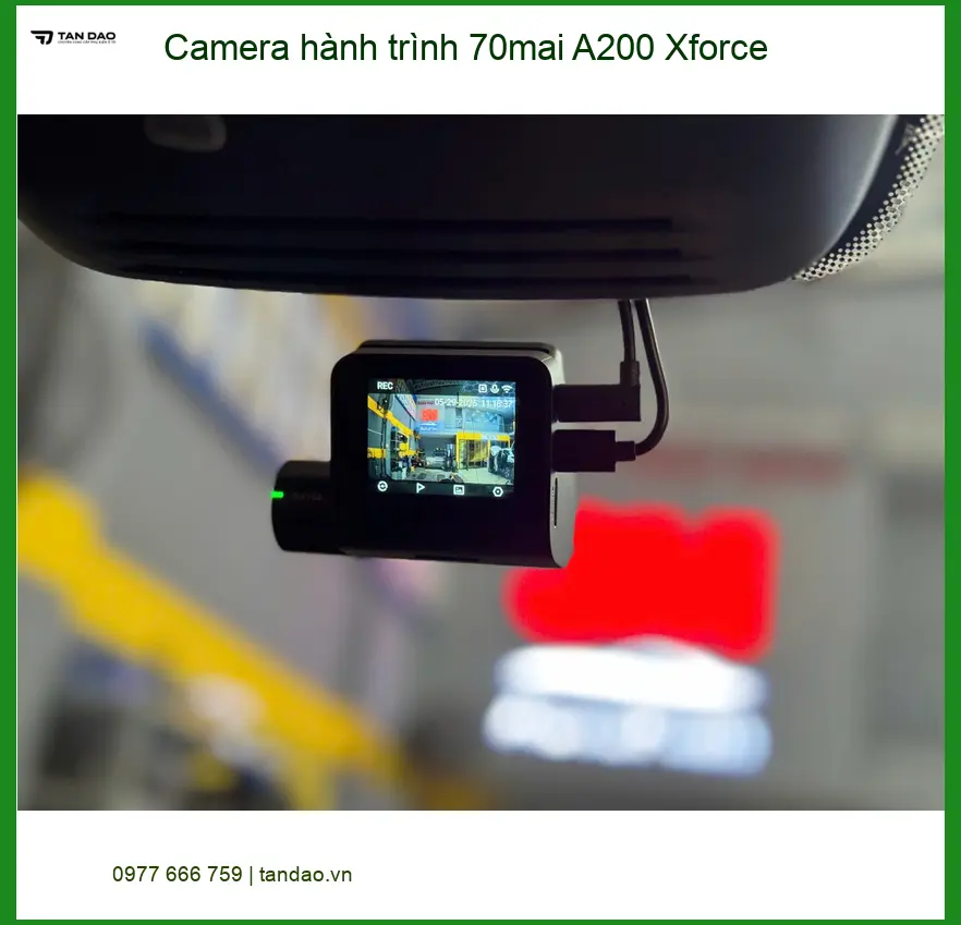 Cô Bích lắp Camera hành trình 70mai A200 Xforce cho Kia K3 ở Quận Bình Tân ảnh thực tế 2