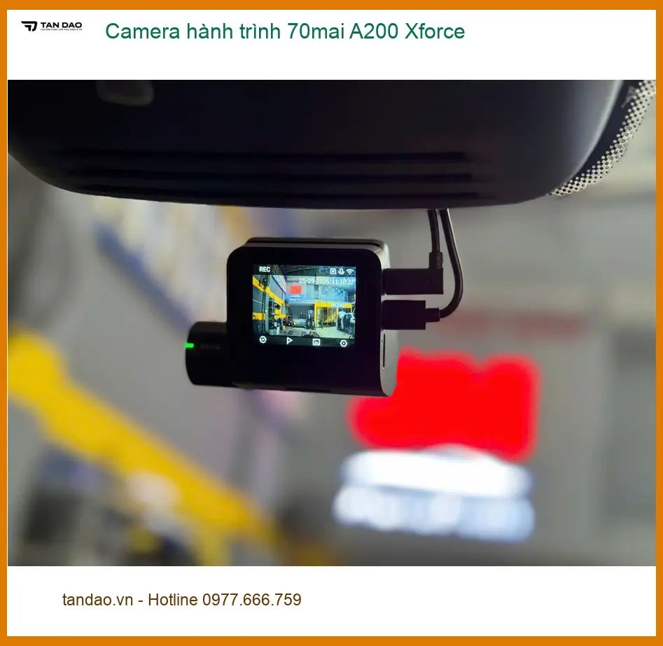 Anh Tùng lắp Camera hành trình 70mai A200 Xforce Quận Gò Vấp uy tín ảnh thực tế 2
