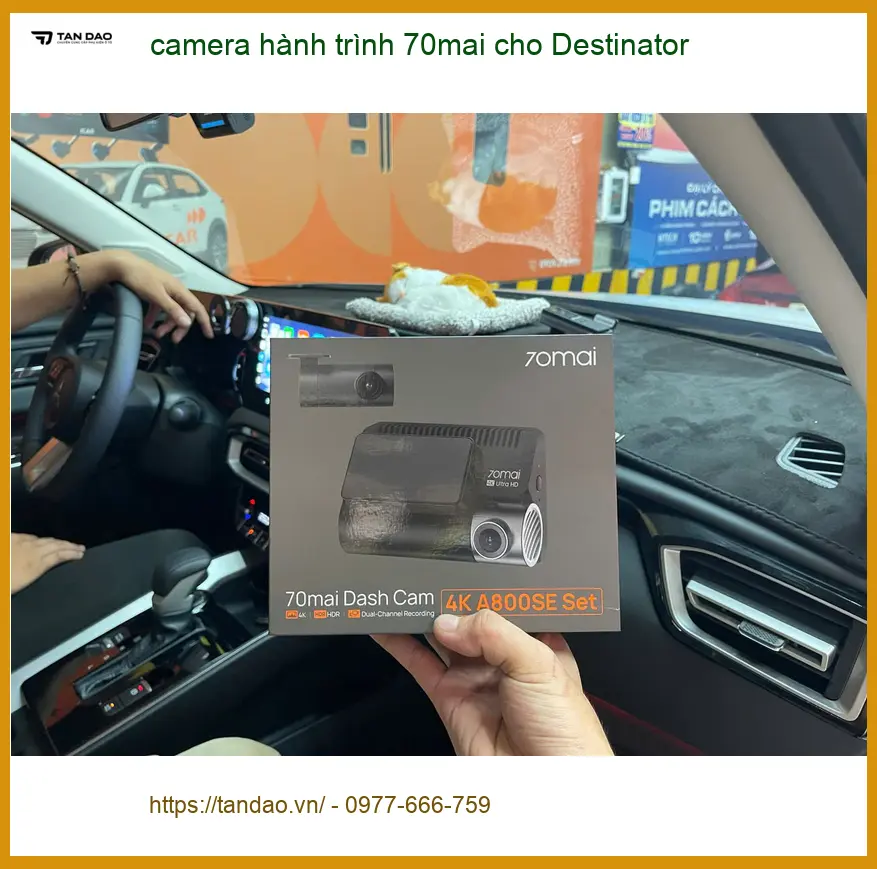 Anh Kiên lắp camera hành trình 70mai cho Hyundai Accent tại Quận 7