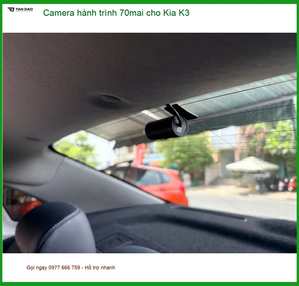 Anh Nhật lắp Camera hành trình 70mai cho Kia K3 Quận 10 để an toàn hơn ảnh thực tế 2
