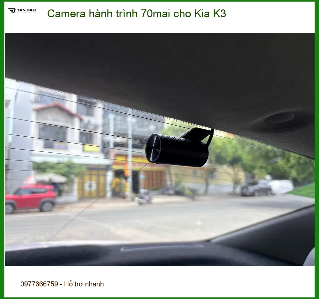 Anh Nhật lắp Camera hành trình 70mai cho Kia K3 Quận 10 để an toàn hơn ảnh thực tế 3