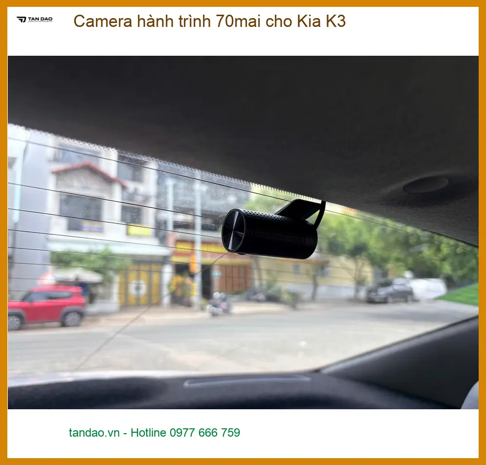 Anh Minh lắp Camera hành trình 70mai cho Kia K3 tại Quận Gò Vấp để yên tâm di chuyển ảnh thực tế 2