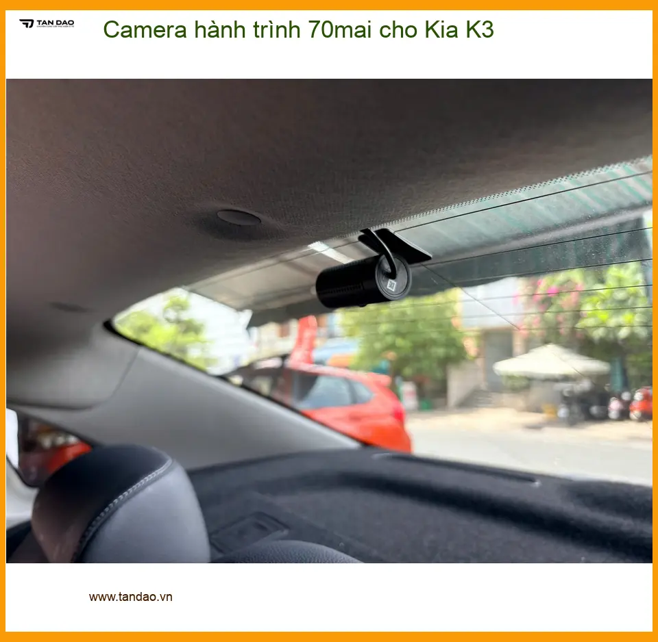 Anh Lâm lắp Camera hành trình 70mai Kia K3 tại Hóc Môn, ghi hình an toàn ảnh thực tế 2