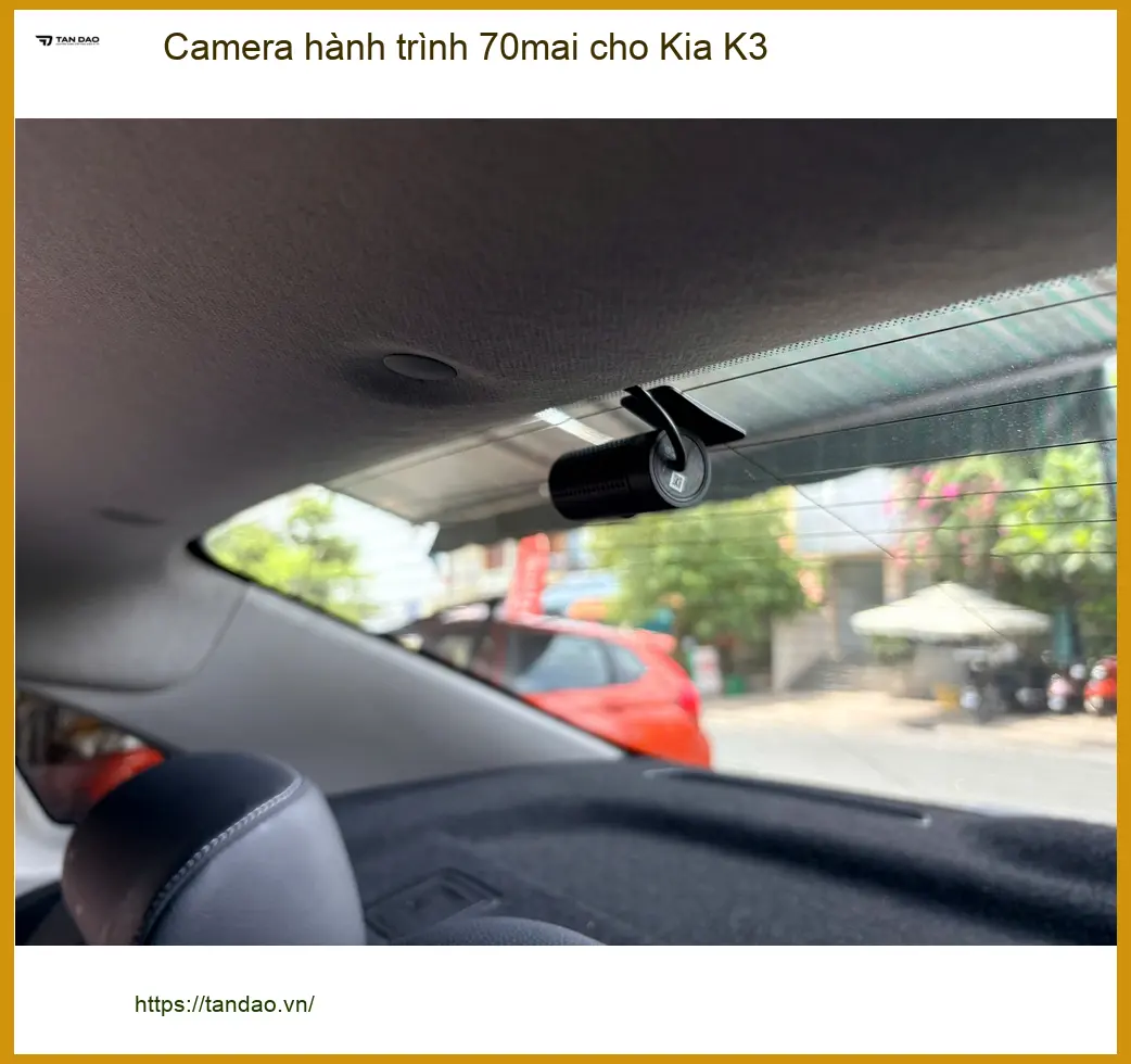 Anh Bách lắp Camera hành trình 70mai cho Kia K3 Quận Tân Phú ghi lại lộ trình ảnh thực tế 2