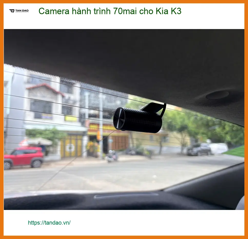 Chị Mai lắp Camera hành trình 70mai cho Kia K3 tại Cần Giờ ảnh thực tế 4