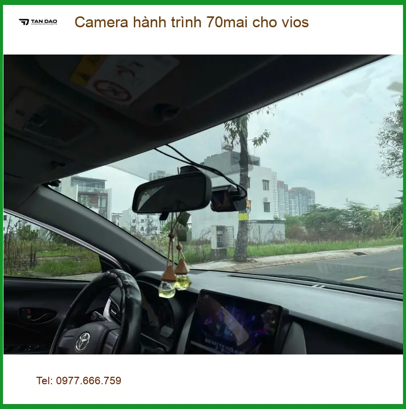 Anh Quang lắp Camera hành trình 70mai cho Vios tại Quận 12 để ghi lại hành trình an toàn hơn