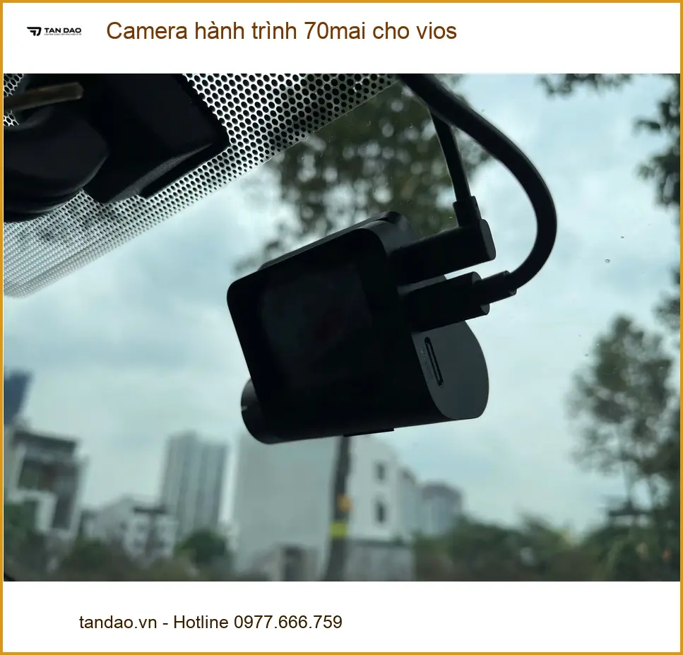 Anh Quang lắp Camera hành trình 70mai cho Vios tại Quận 12 để ghi lại hành trình an toàn hơn ảnh thực tế 2