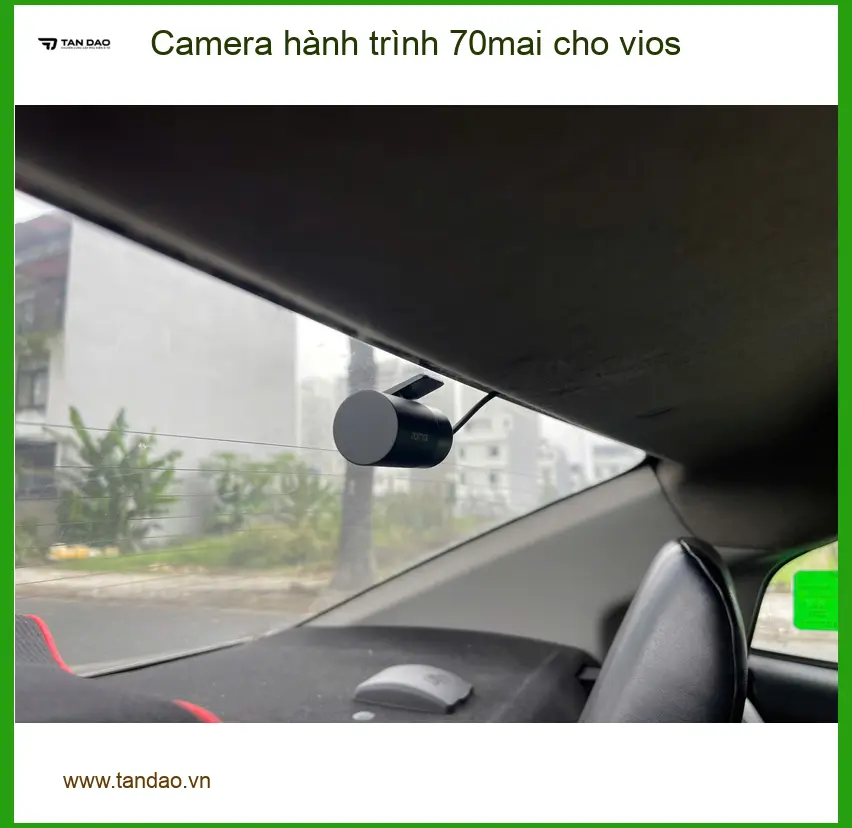 Anh Đức lắp Camera hành trình 70mai chính hãng cho Vios tại Bình Chánh
