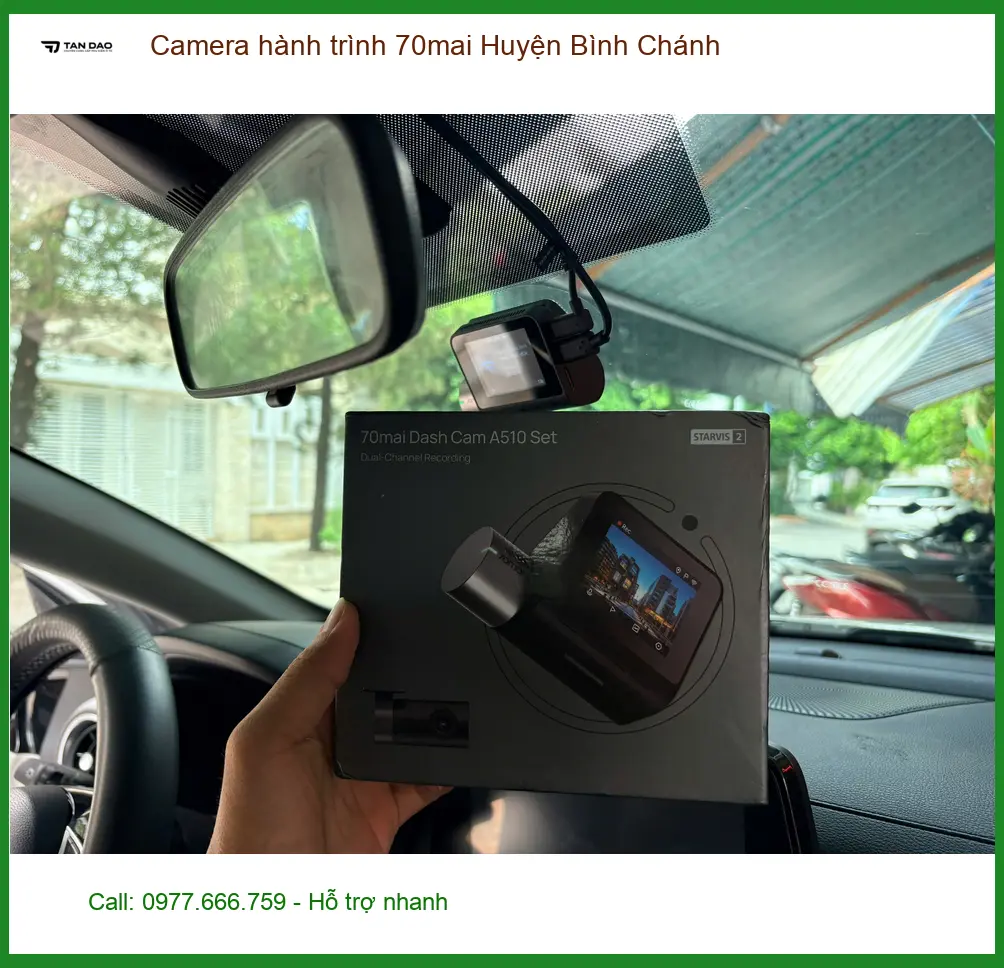 Nơi Gắn Camera Hành Trình Ô Tô 70mai Huyện Bình Chánh - Giá Tốt TPHCM ảnh thực tế 2