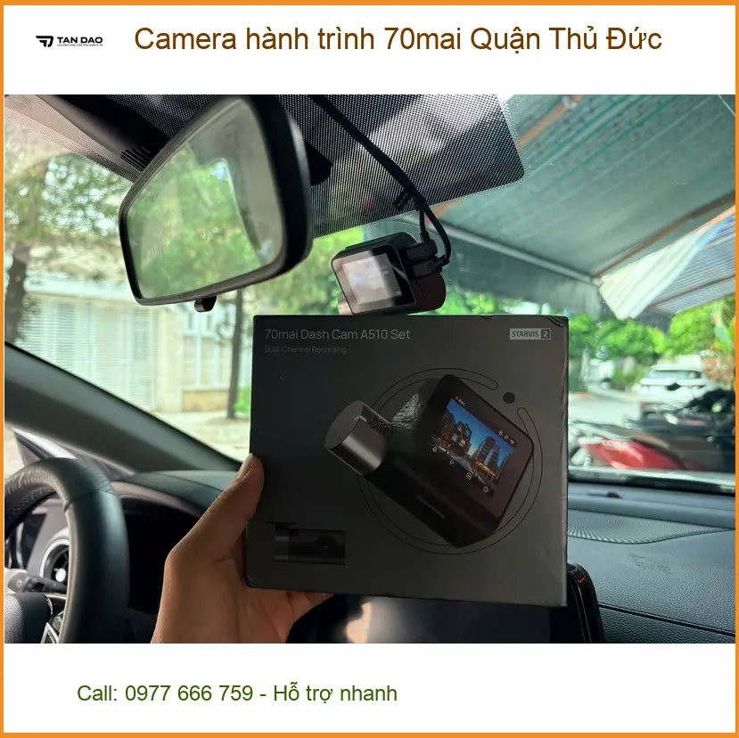 Trung Tâm Lắp Camera Hành Trình Ô Tô 70mai Tại Quận Thủ Đức - Lắp Đặt Uy Tín TPHCM ảnh thực tế 2