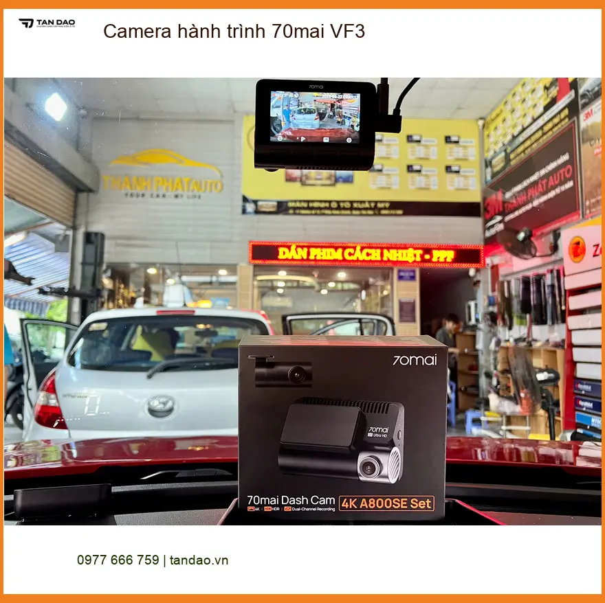 Anh Tú lắp Camera hành trình 70mai VF3 cho VF3 Quận Phú Nhuận an toàn ảnh thực tế 2
