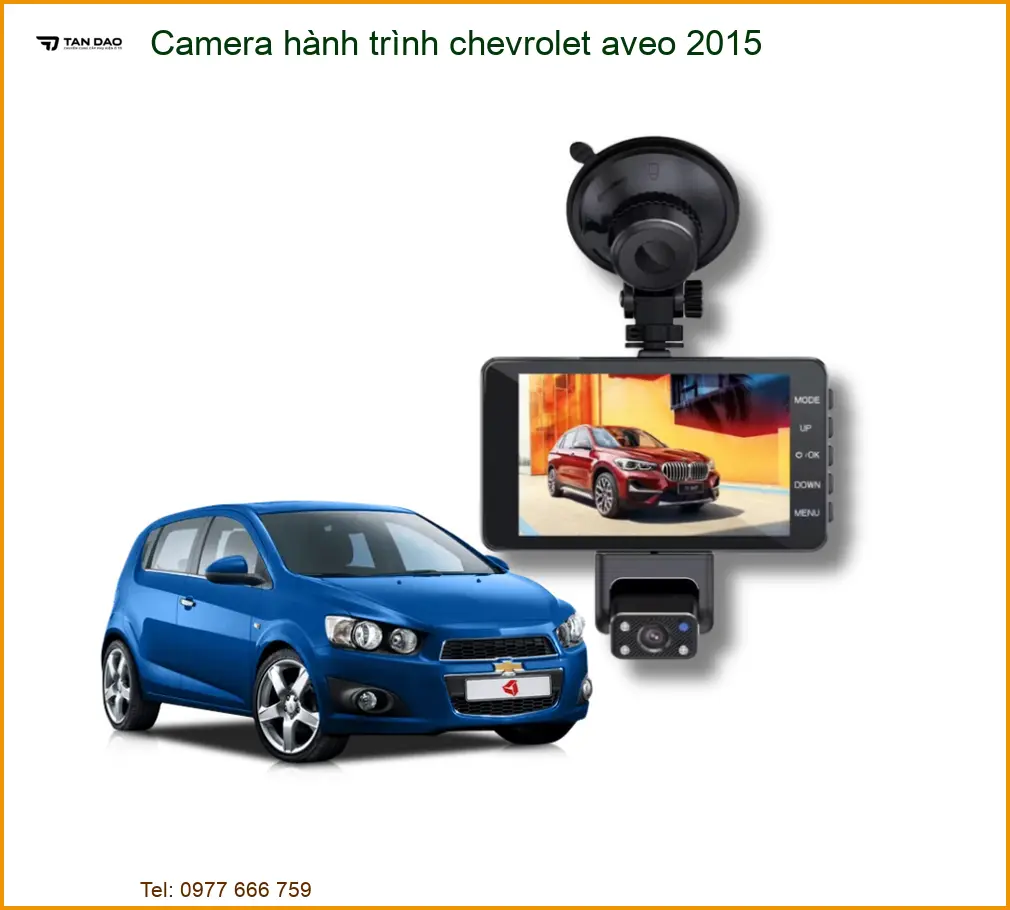 Camera hành trình Chevrolet Aveo 2015 - Địa Chỉ Lắp Đặt Uy Tín TPHCM
