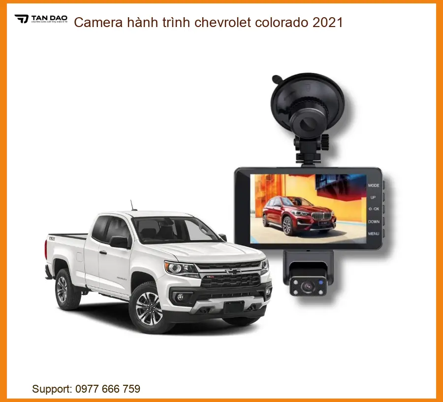 Camera hành trình Chevrolet Colorado 2021 - Địa Chỉ Lắp Đặt Uy Tín TPHCM
