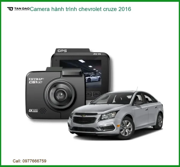 Camera hành trình Chevrolet Cruze 2016 - Trung Tâm Lắp Đặt Uy Tín TPHCM