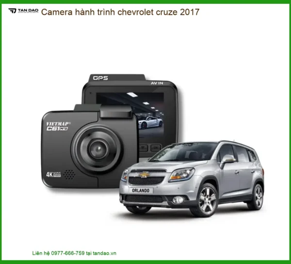 Camera Hành Trình Chevrolet Cruze 2017 - Trung Tâm Gắn Uy Tín TPHCM