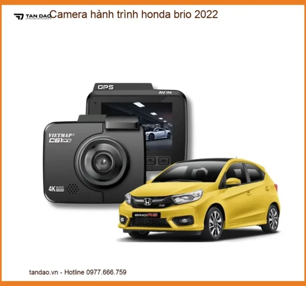 Camera hành trình Honda Brio 2022 - Địa Chỉ Lắp Đặt Uy Tín TPHCM