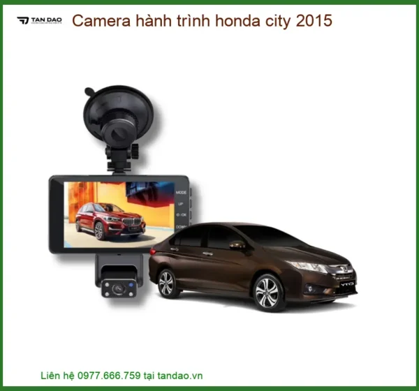 Camera Hành Trình Honda City 2015 - Trung Tâm Lắp Đặt Uy Tín TPHCM