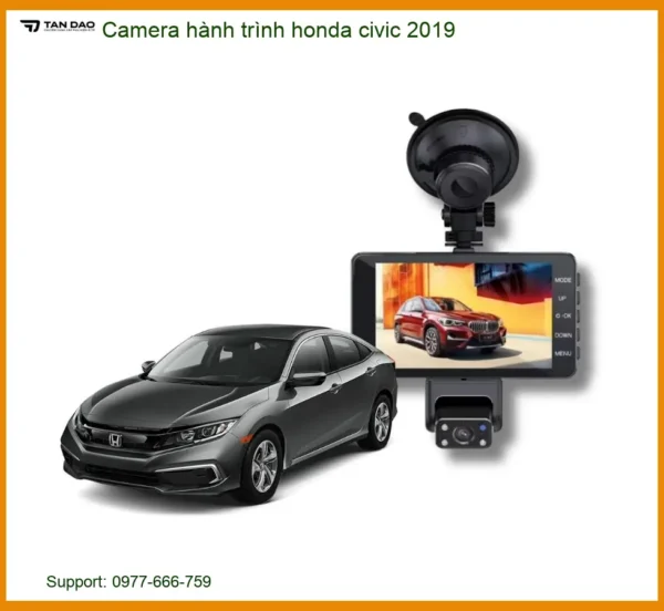 Camera Hành Trình Honda Civic 2019 - Trung Tâm Gắn Chính Hãng TPHCM