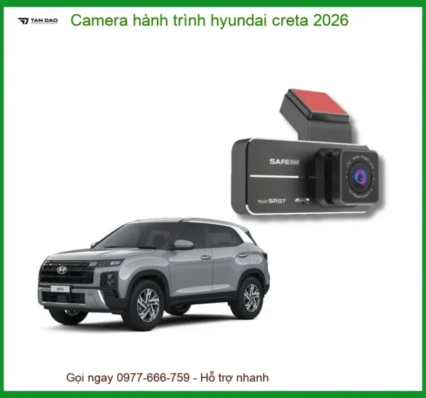Camera Hành Trình Hyundai Creta 2026 - Địa Chỉ Gắn Chính Hãng TPHCM