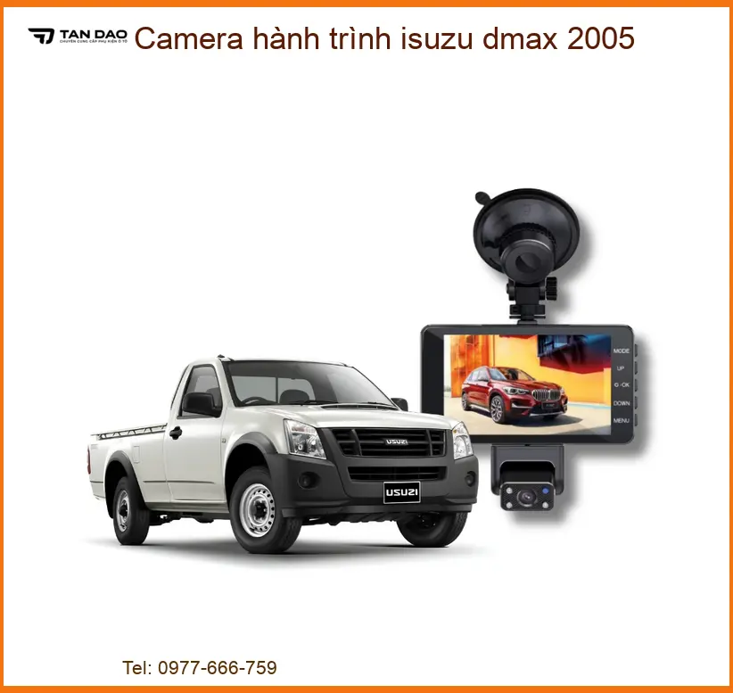 Camera hành trình Isuzu D-max 2005 - Địa Chỉ Lắp Đặt Chính Hãng TPHCM