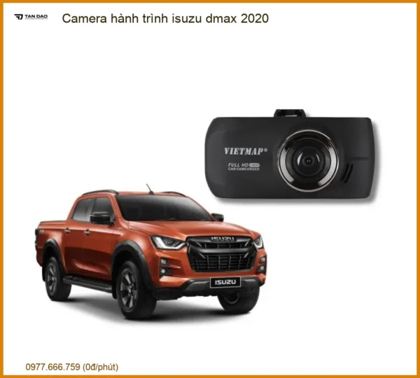 Camera hành trình Isuzu Dmax 2020 - Địa Chỉ Lắp Đặt Uy Tín TPHCM