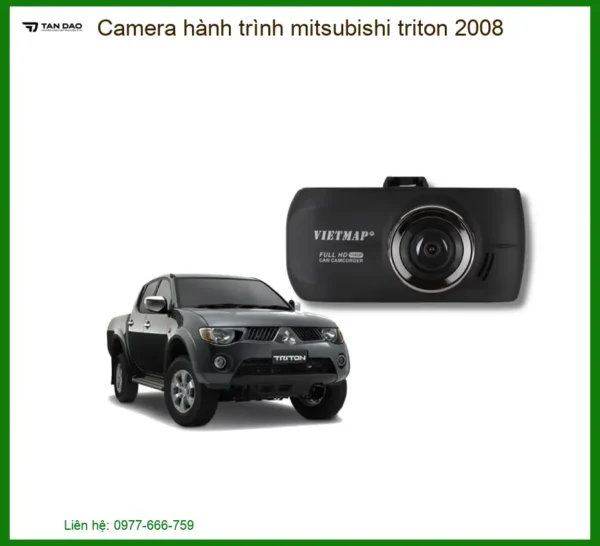 Camera Hành Trình Mitsubishi Triton 2008 - Địa Chỉ Lắp Đặt Uy Tín TPHCM