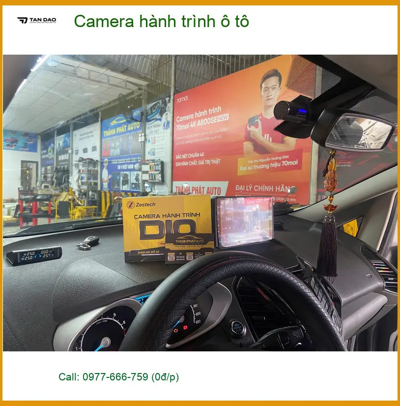 Chú Tư lắp Camera hành trình ô tô cho Mazda 3 tại Quận 9 vì hay đi công tác