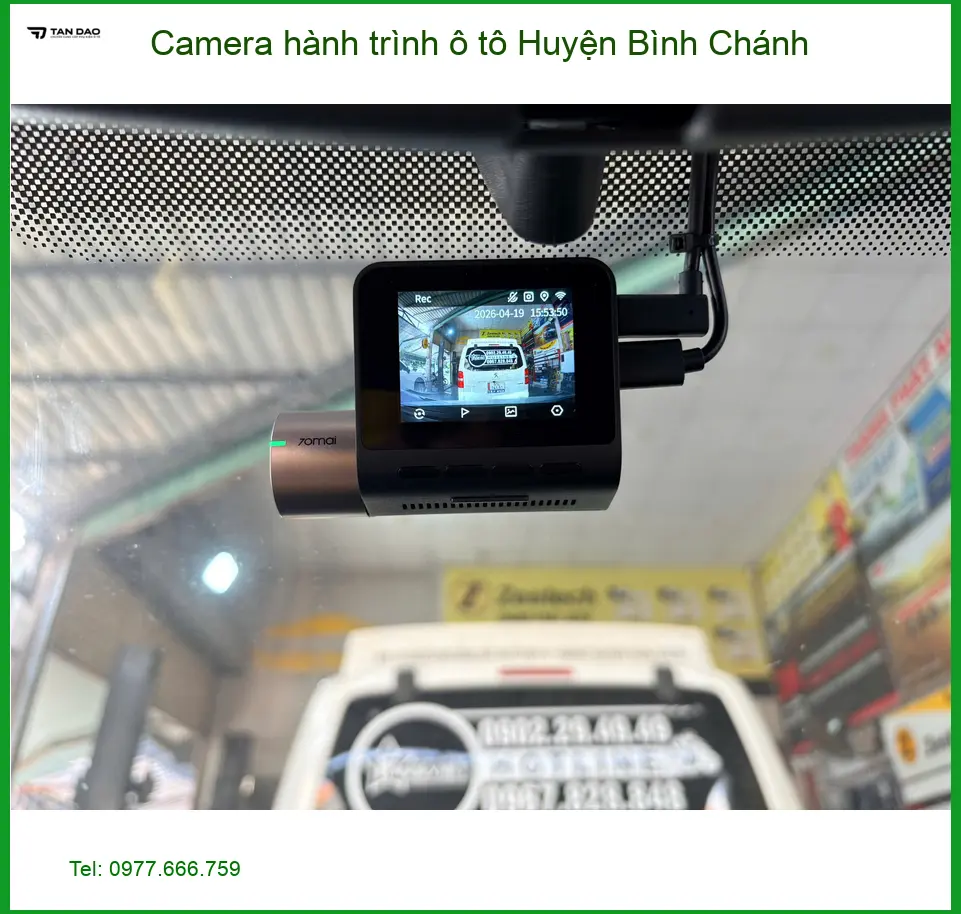 Địa Chỉ Lắp Camera Hành Trình Ô Tô Huyện Bình Chánh - Giá Tốt TPHCM ảnh thực tế 2