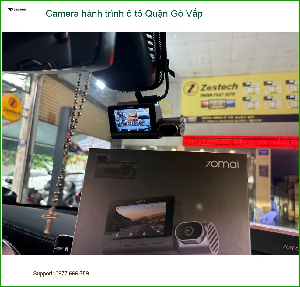 Địa Chỉ Lắp Đặt Camera Hành Trình Ô Tô Quận Gò Vấp - Lắp Đặt Uy Tín TPHCM ảnh thực tế 3