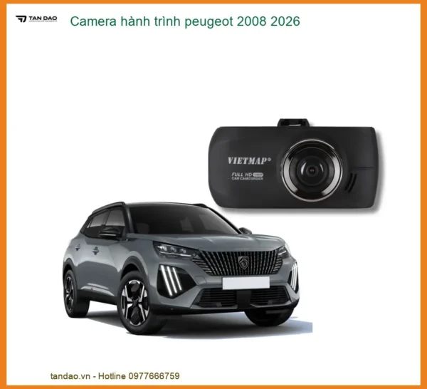 Camera Hành Trình Peugeot 2008 2026 - Trung Tâm Lắp Đặt Uy Tín TPHCM
