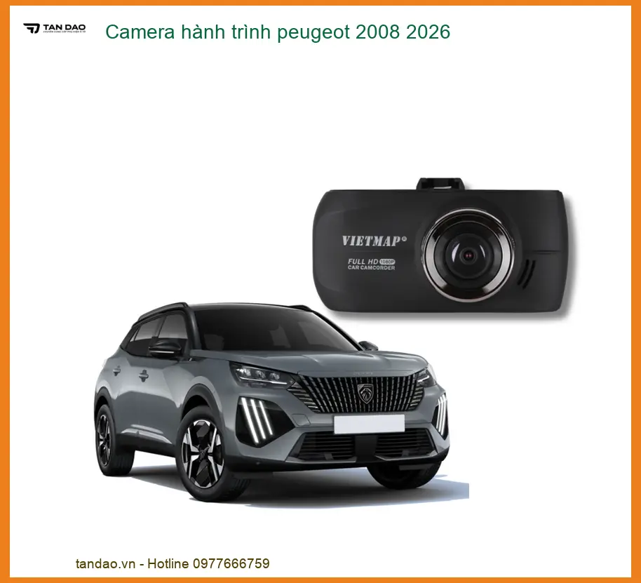 Camera Hành Trình Peugeot 2008 2026 - Trung Tâm Lắp Đặt Uy Tín TPHCM