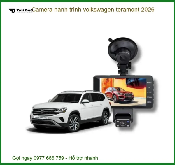 Camera Hành Trình Volkswagen Teramont 2026 - Địa Chỉ Lắp Đặt Chính Hãng TPHCM