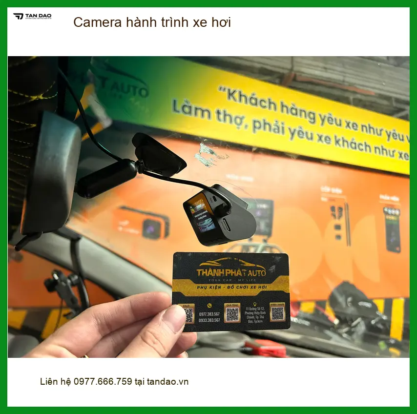Anh Lâm lắp Camera hành trình xe hơi cho Hyundai Accent tại Thủ Đức ảnh thực tế 4