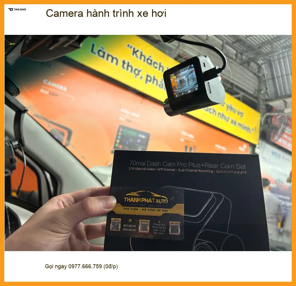 Anh Tấn lắp camera hành trình xe hơi cho Honda Civic tại Quận 11