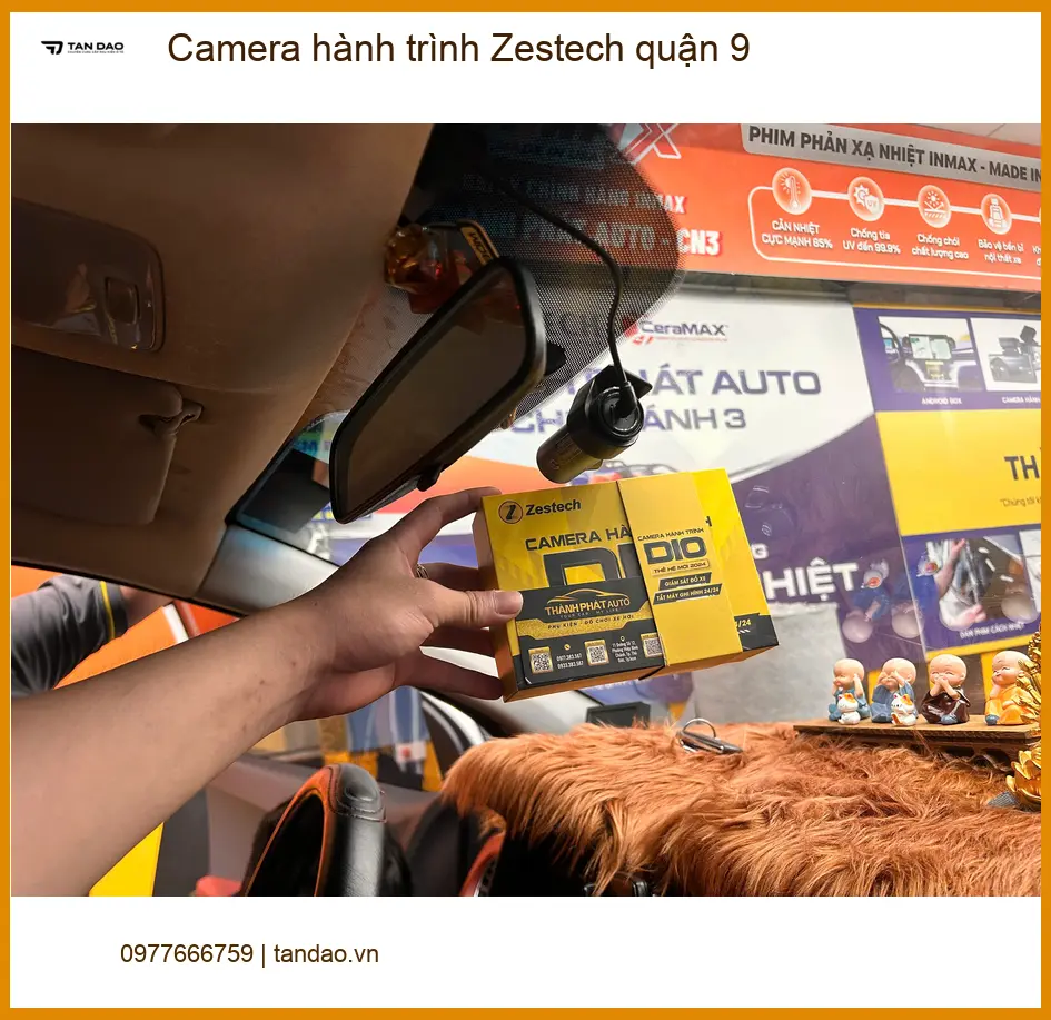 Địa Chỉ Lắp Camera Hành Trình Ô Tô Zestech Quận 9 - Lắp Đặt Uy Tín TPHCM ảnh thực tế 2