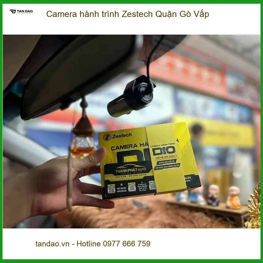 Nơi Gắn Camera Hành Trình Ô Tô Zestech Quận Gò Vấp - Giá Tốt TPHCM ảnh thực tế 3