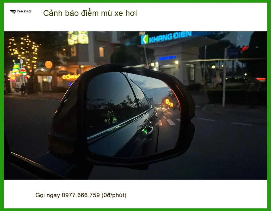 Anh Phát lắp cảnh báo điểm mù cho Honda CRV vì hay đi đường đông ở Quận 1