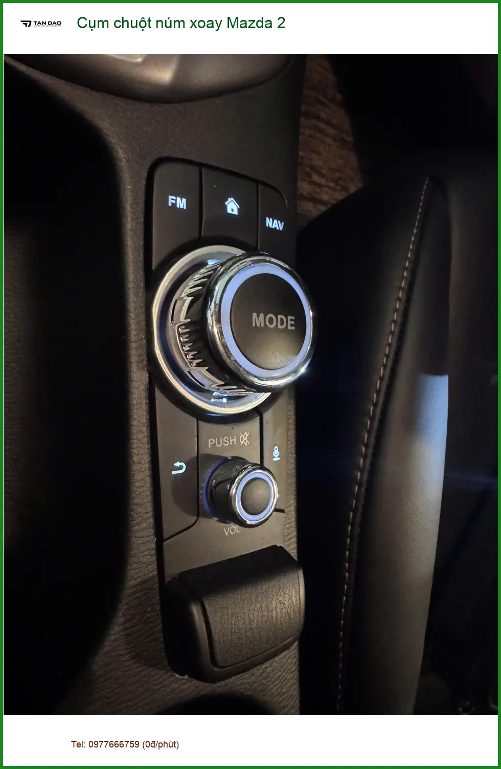 Anh Thành lắp Cụm chuột núm xoay Mazda 2 tại Quận 2 cho xe dễ dùng hơn ảnh thực tế 3