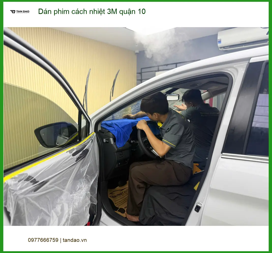 Nơi Dán Phim Cách Nhiệt Ô Tô phim cách nhiệt 3M quận 10 - Giá Tốt TPHCM ảnh thực tế 2