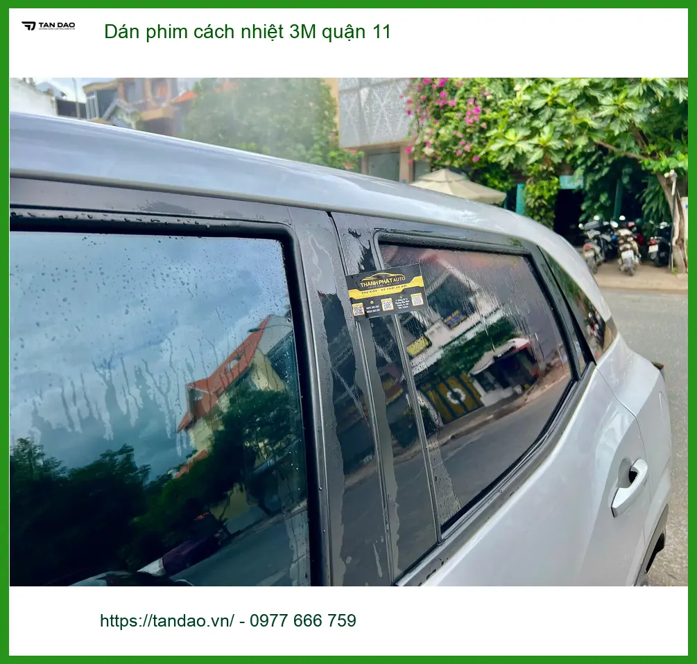 Nơi Dán Phim Cách Nhiệt Ô Tô phim cách nhiệt 3M quận 11 - Giá Tốt TPHCM ảnh thực tế 2